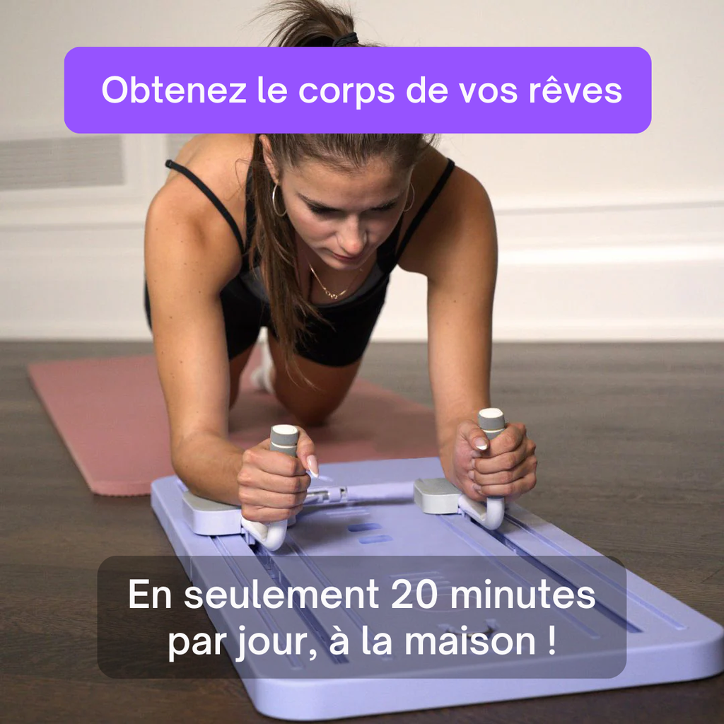 Planche Pilates + Programme de coaching de 30 jours