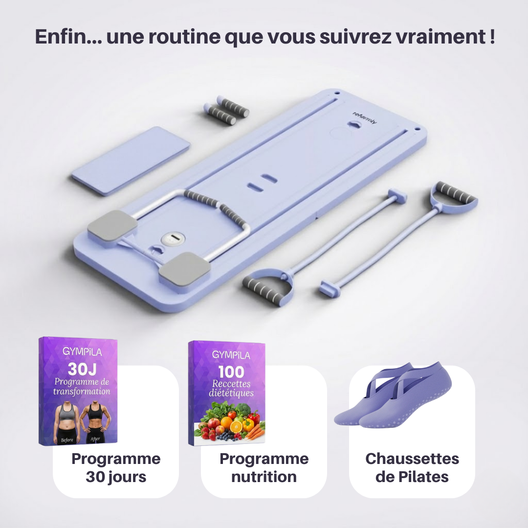 Planche Pilates + Programme de coaching de 30 jours