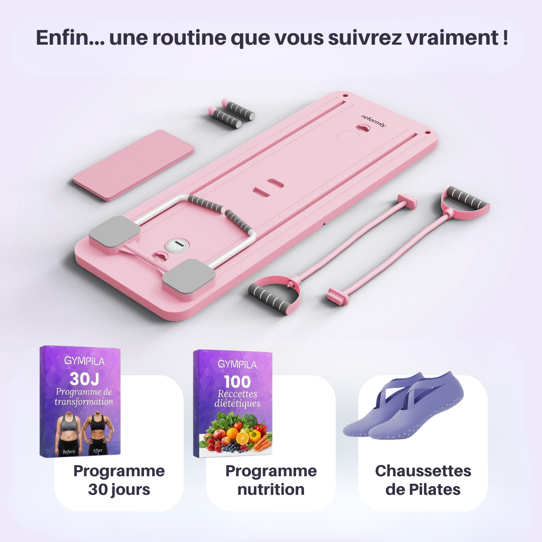 Planche Pilates + Programme de coaching de 30 jours