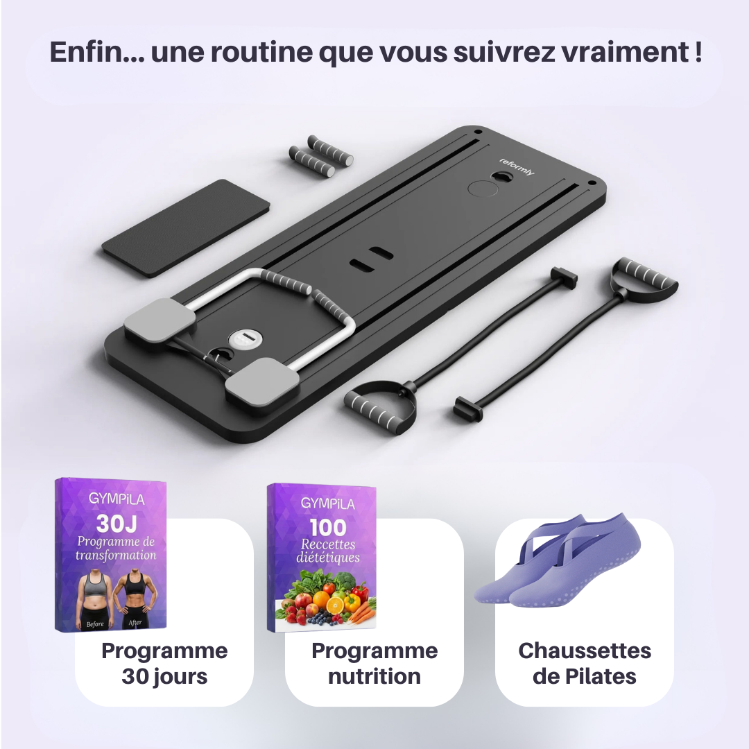 Planche Pilates + Programme de coaching de 30 jours