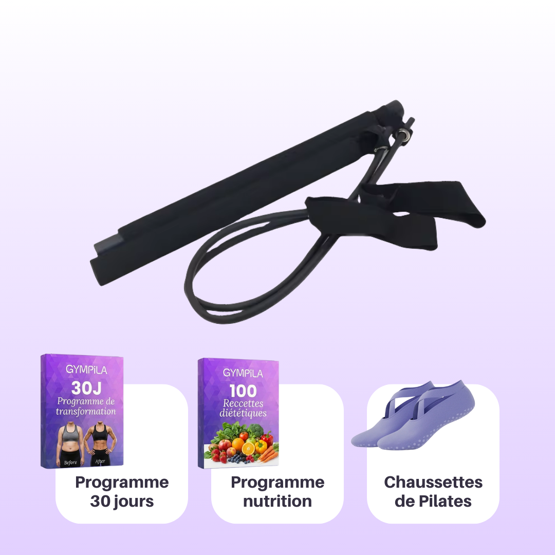 Barre Pilates + Programme de coaching de 30 jours